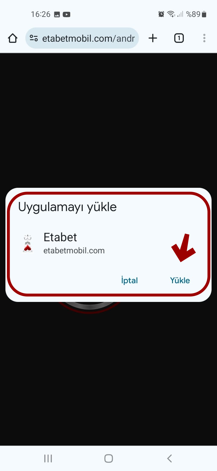Etabet Android